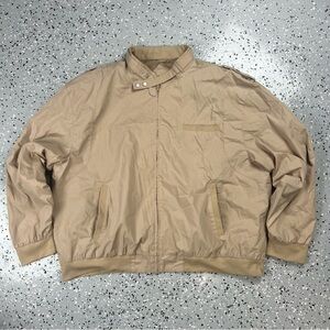 Personal Choice Men's Beige Lightweight Bomber oversized Jacket 3XL